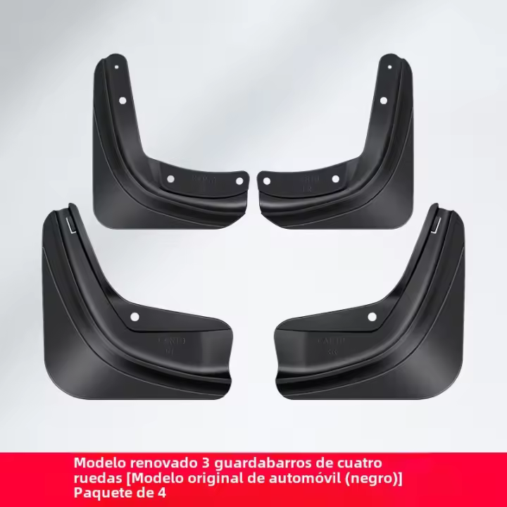 Protector De Barro Para Ruedas De Coche Para Tesla Model 3+ Highland Model Y Guardabarros Antisalpicaduras Delanteros Y Traseros Nuevos Y Mejorados - 1