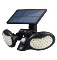 Coshano Luz solar para exterior con sensor de movimiento 56 LED solares 2 cabezales - details 0