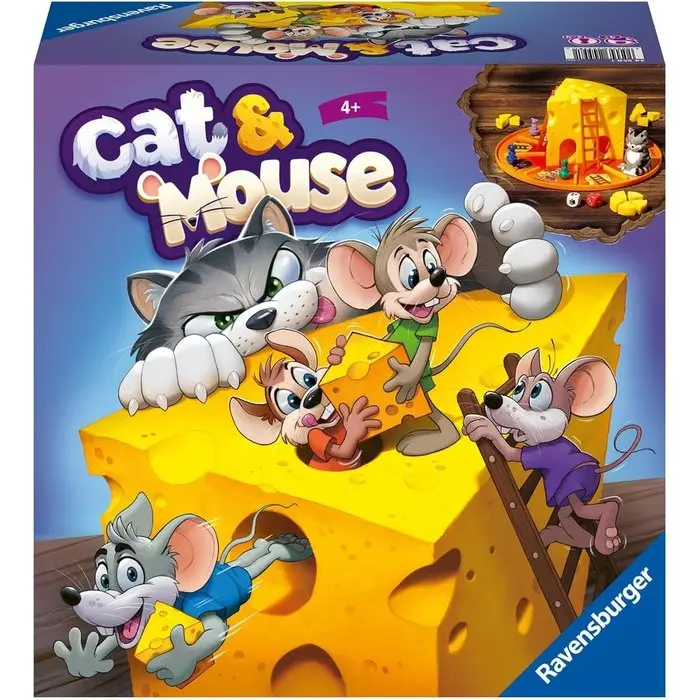 RAVENSBURGER JUEGO CAT&MOUSE JUEGOS NIÑOS 18x12x8 Cms. - 1