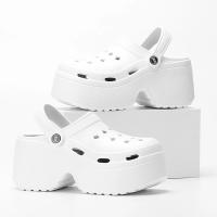 Sandalias De Tacones Altos Para Mujer Verano 2024 Cerradas Plataforma Gruesa Antideslizante Tacón Alto Con Plataforma 3-5cm Suela Gruesa Sandalias De Plataforma Gruesa Para Mujer - details 13