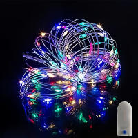 Cadena De Luces LED De Navidad Con 3 Modos Iluminación De Batería Para Decoración De Habitación Bodas Cumpleaños Y Navidad - details 1
