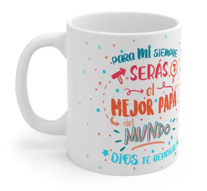 PAPA PADRE ,DIA DEL PADRE TAZA,te quiero TAZA ABUELO REGALO ORIGINAL ADA+Y+SUS+DETALLES - 1