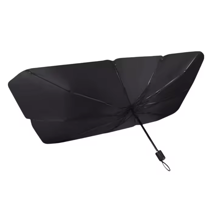 STARLEY-Parasol plegable para parabrisas de automóvil, para bloquear los rayos ultravioleta y el calor para mantener el automóvil fresco, fácil de almacenar y usar, adecuado para automóvil, camión, SUV 130*75cm - 1