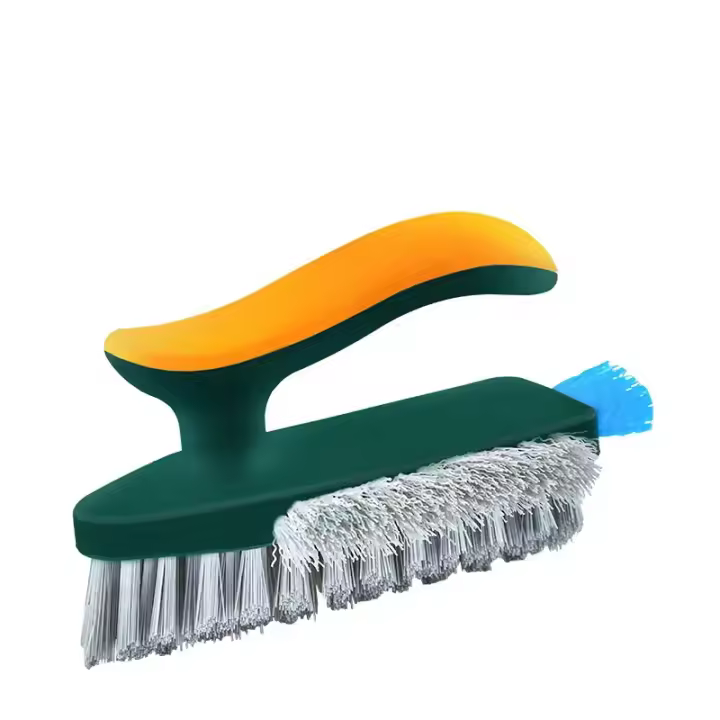 Cepillo De Limpieza 2 En 1 Para Paredes Y Piso Durable Plástico Diseño Portátil Para Baño Cocina Sala De Estar - 1