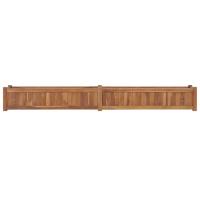 vidaXL Arriate de madera maciza de teca Dimensiones 30 x 30 x 30 cm,  40 x 40 x 40 cm,  50 x 50 x 50 cm y mas - details 4