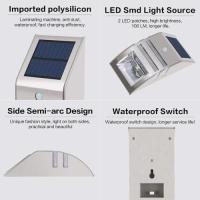 Luces de sensor de Movimiento impermeables para Exteriores con Energía Solar-Maple inoxidable - Luces de comparación para Exteriores-Ideal para Jardines, patios, Caminos y más. - details 1