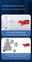 Juguete De Proyector Para Niños 20 Sets De Guantes De Lanzamiento De Arácnido Con Pistola De Bala Adhesiva Y Vaso De Succión Juguetes De Tiro Al Brazo - details 3