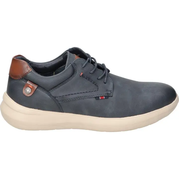 REFRESH | Zapatos Casual Refresh para Hombre – Zapato Cómodo en Color Azul Marino – Zapatos con Cordones – Cómodos y Ligeros – Versátiles – Combinables – Modelo 172140 - 1