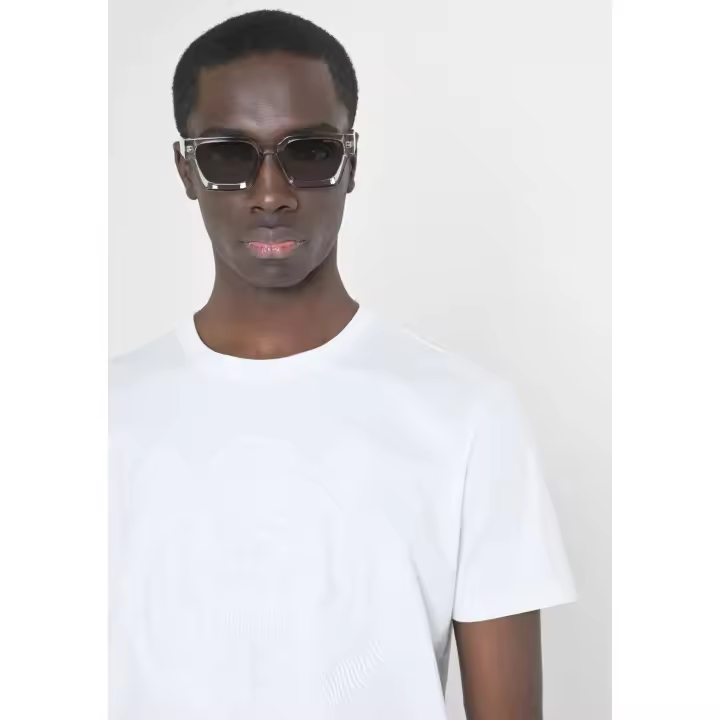CAMISETA ANTONY MORATO REGULAR FIT TIGRE ENGOMADO BLANCA - 1