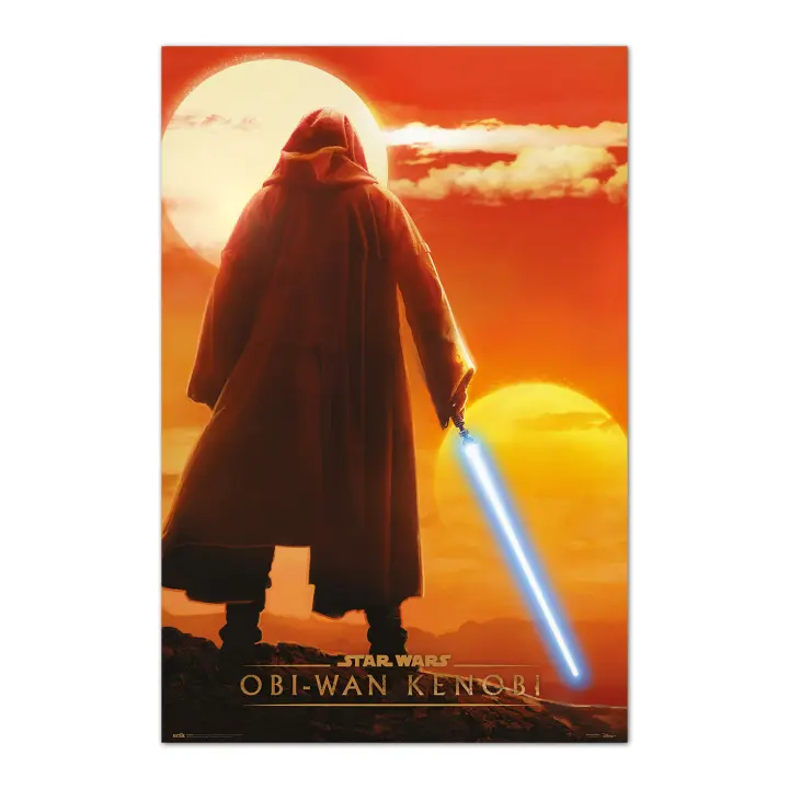 Poster star wars kenobi twin suns - 1