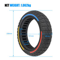 Neumático Sólido De Repuesto Para Scooter Eléctrico NIU KQI3 Tamaño 9.5x2.5-6.1 Color Flick Absorción De Choques Material De Goma - details 15