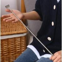 Kit De Masaje Y Rascado Telescopio De Bolsillo En Acero Inoxidable Con Clip De Bolígrafo Herramienta Práctica Para Relajación Del Cuerpo - details 4
