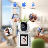 2.4G WIFI Cámara de seguridad inteligente para el hogar, Cámara de video-llamada bidireccional, cámara de seguridad interior inalámbrica 2,8 pulgadas pantalla 360 ° Wifi cámara, llamada activa, visión nocturna, detección de movimiento AI, 1080P HD Monitor - details 6