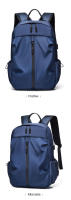 Mochila Universitaria Clásica Versátil De Color Sólido Para Hombres Y Mujeres Con Gran Capacidad Bolsa De Hombro - details 28