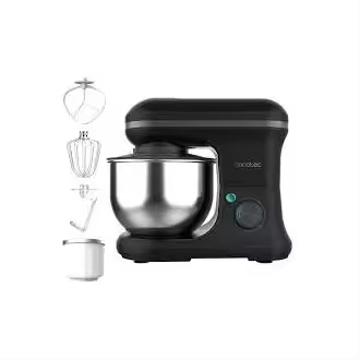 Cecotec 4381 Cecomixer Merengue 5l 1200 Ice-cream Black Batidora Amasadora con 5 funciones Incluye función para hacer helado. - 1