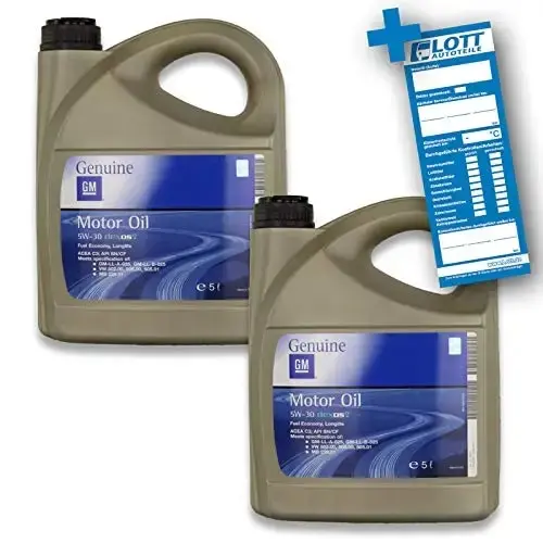 Aceite Motor Original - Opel dexos 2 5W-30, Pack 10 litros - 1