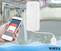 Sensor Inteligente De Fugas Tuya WiFi Detector De Nivel De Inundación Y Sobrederrame Con Alarma De Sonido 80dB Sistema De Monitorización Remota - details 2
