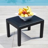 LILI HOME Mesa Auxiliar Jack - Antracita Esta mesa auxiliar es perfecta para complementar cualquier área de tu hogar, ya sea en la sala de estar, el dormitorio, la oficina o el balcón. Su diseño moderno y compacto la convierte en una opció - details 0
