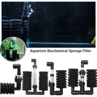 Filtro De Acuario Con Esponja Bioquímica Y Bomba De Aire Montaje En Pared Herramientas De Filtro Para Tanque De Peces - details 4