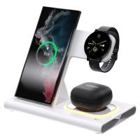 Smartphones Cargador Inalámbrico 3 en 1 Premium para Móviles, Watch y AirPods - Base de Carga Inalámbrica Qi Certificada, Estación Multifunction Compatibilidad Compatible con Smartphones y Reloj Inteligente-DiseCompacto Sin Cables - details 7