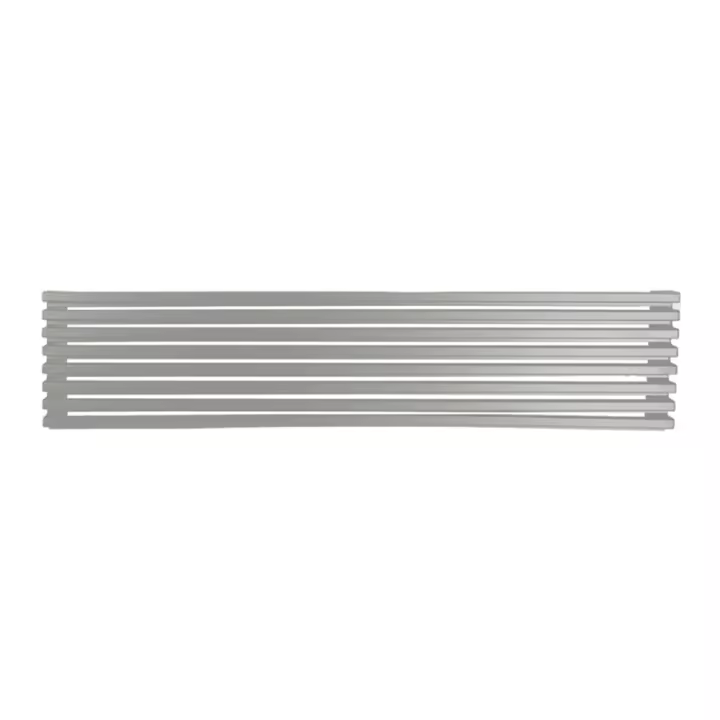 Rejilla de ventilación para frigorifico - horno color Efecto Inox 8 elementos 60 X 12 cm. rejilla recortable marca Micel cocina - 1