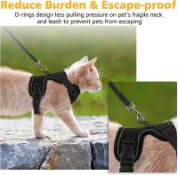 Correa De Tracción Para Gatos Transpirable Con Ajuste Y Antideslizante Chaleco Estilo Cuerda Adelantable Ultrafino Para Verano - details 15