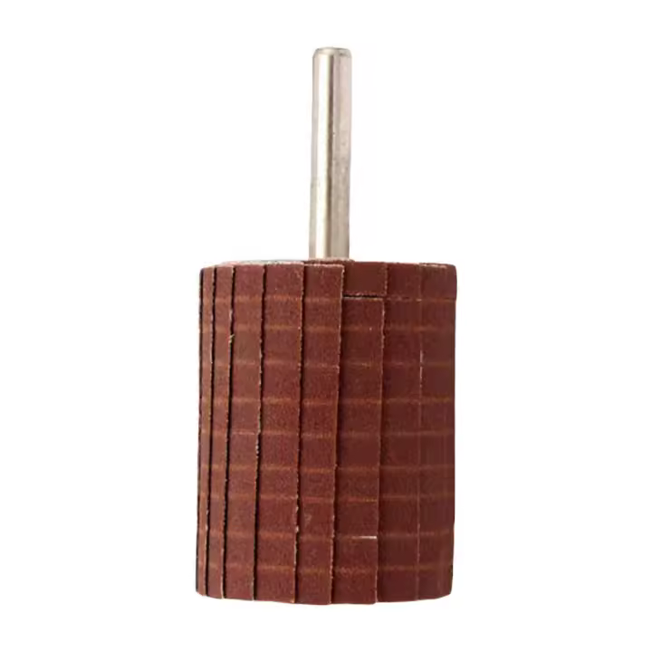 Eficiente Cylindrinal venta MOP Flap Sander rodillos Amoladora para pulir madera y metal 400Grit 6mm eje - 1