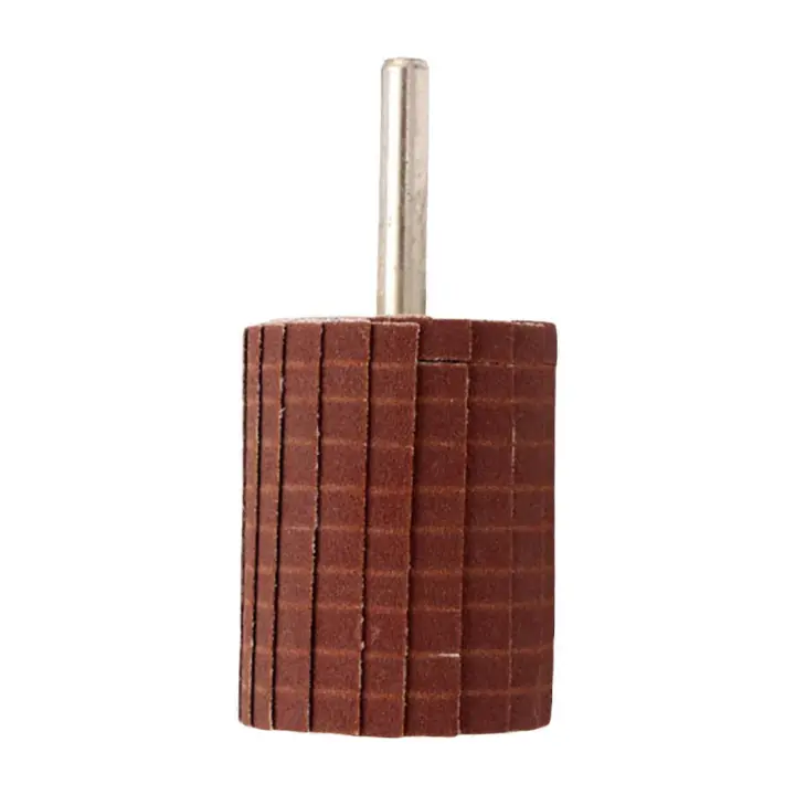 Eficiente Cylindrinal venta MOP Flap Sander rodillos Amoladora para pulir madera y metal 400Grit 6mm eje - 1