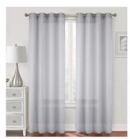 Cortina visillo doris 140x260cm.Decorar para el hogar, sala de estar y dormitorio, estilo americano, 100% poliester.1 panel. - details 2
