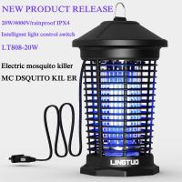 Lampara Asesina De Mosquitos UV 20W Con Luz Controlada 365nm Atrayente De Insectos Trap Zapper De Mosquitos Y Abejas Instalación Auto-Contenida ABS No Dimmable - details 0