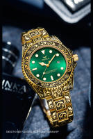 Reloj De Pulsera Masculino ONOLA Vintage Resistente Al Agua Con Correa De Acero Original Moda Casual Lujo Dorado Relogio Masculino - details 5