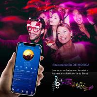 Tiras LED RGB Con Control Remoto Y APP Sincronización De Música Para Decoración De Habitación Y TV Luz De Fondo De Dormitorio - details 4