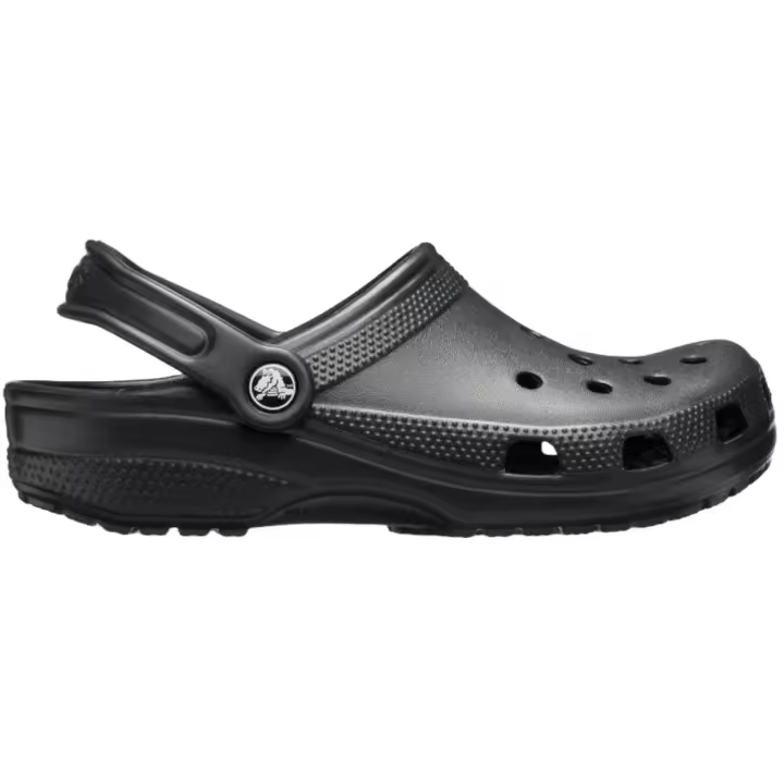 Zuecos Negros Crocs Classic U Black Ligeras Y Resistentes Al Agua - 1