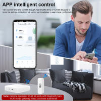 Sensor De Temperatura Y Humedad Zigbee Para Casa Inteligente Compatible Con Alexa Google Tuya Smart APP Monitoreo Remoto Var SmartLife - details 2
