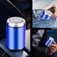 Afeitadora Eléctrica Pequeña Impermeable Recargable USB Para Barba Y Pelo Facial Uso Seco Y Húmedo Afeitadora De Mustachos - details 5