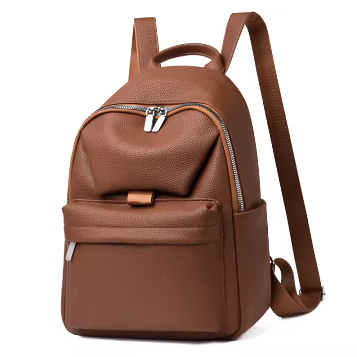 Mochipa de color sólido para Mujer, nuevo modelo, de PU, para Viajes de Ocio, mochipa - 1