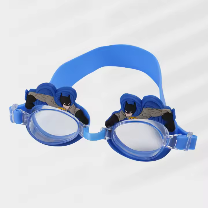 Gafas de Nación Infantiles con Diseño de Dibujos Animados Antiniebla e Impermeables Ideales para Actividades Acuáticas y Buceo con Tapones para Oidos - 1