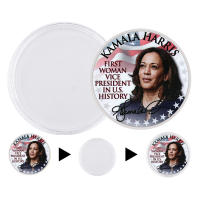 Moneda Commemorativa De Plata Para Kamala Harris Primera Vicepresidenta Y Mujer Medalla Coleccionable Regalo Con Diseño De Desafío Tamaño 40mm*3mm - details 5