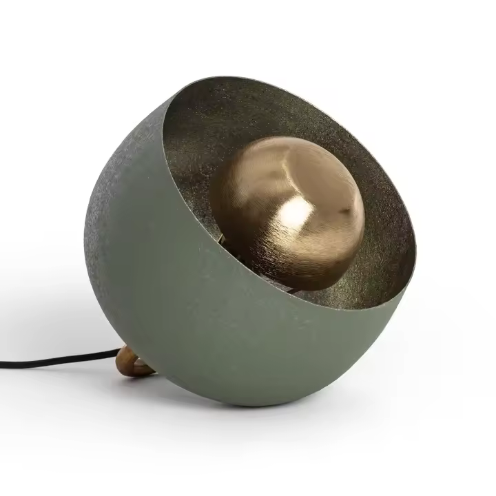 Ledkia Lámpara de Mesa Metal Sohail Verde - 1