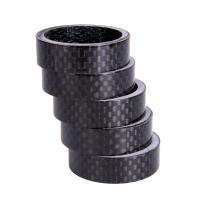 ZTTO 5pcs Separadores De Bicicleta UltraLigeros Fibra De Carbono 1mm/2mm/3mm/5mm/10mm/15mm Goma De Sellado Para Cabeza De Rueda Y Horquilla - details 7