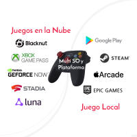 SHAKS S2b Blackstorm. Gamepad Inalámbrico Alimentado por Qualcomm. Diseño en colaboración con Blacknut. Ultra baja latencia para una amplia gama de dispositivos (Android, Windows, iOS) y principales servicios de streaming (Stadia, X-Cloud, G-Force) - details 4