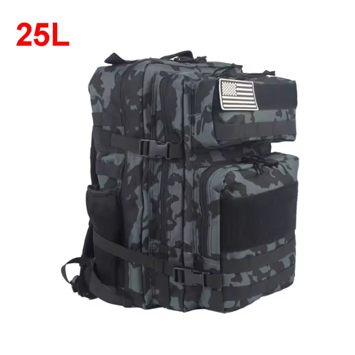 Mochila Táctica De Camping Y Senderismo 25L 45L Para Hombres Y Mujeres Con Sistema Molle Bolsa De Viaje Exterior Resistente a Agua Bolsa De Gimnasio - 1