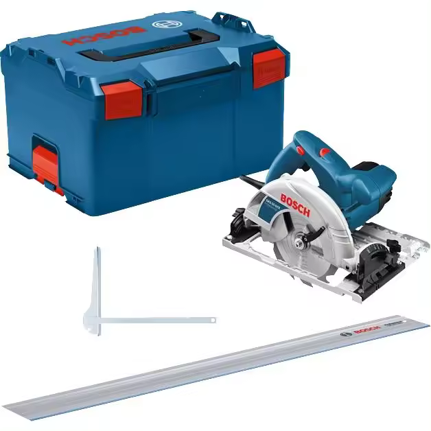 Bosch GKS 55+ GCE + FSN 1400 16,5 cm Negro, Azul 4700 RPM 1350 W - 1