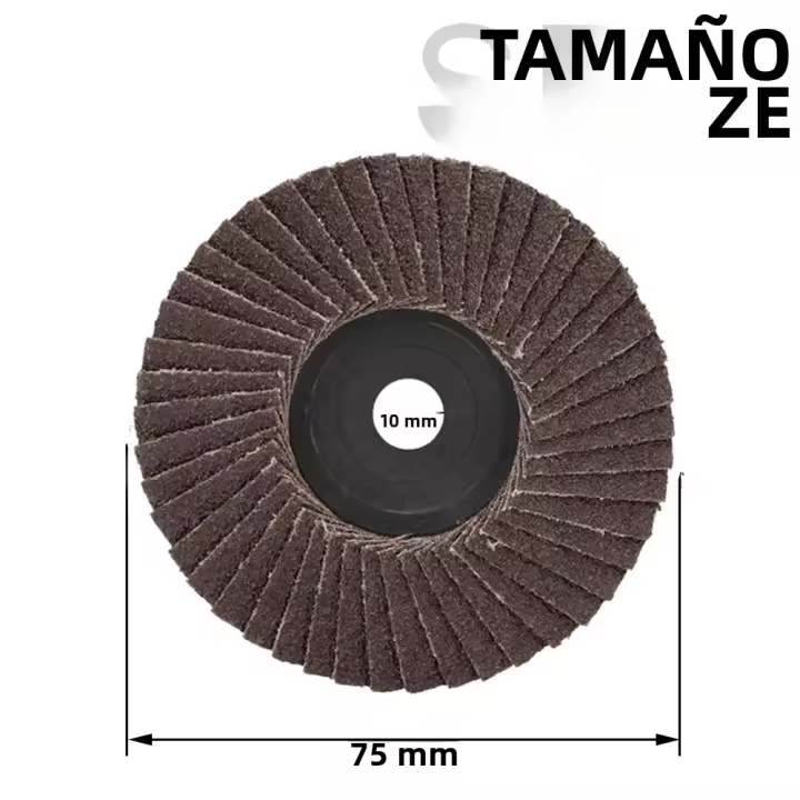 Discos De Abrazadera 80Grit Para Metal Plástico Madera Pulido Y Polvo De Abrasivos Ruedas De Tratamiento De Superficie 3/4/4.5 Pulgadas 1 Pieza - 1