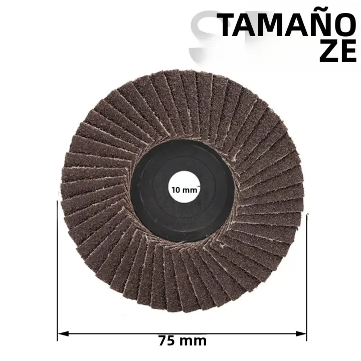 Discos De Abrazadera 80Grit Para Metal Plástico Madera Pulido Y Polvo De Abrasivos Ruedas De Tratamiento De Superficie 3/4/4.5 Pulgadas 1 Pieza - 1
