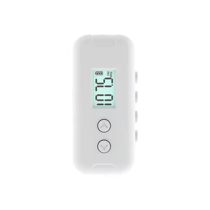 Mini FM Radio Portátil DSP con Pantalla LCD Y receptor de radios deportivas al aire libre 50-108MHz con salida de auriculares 3,5mm - 1