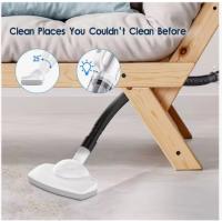 Aspirador Escoba Inalámbrico Sin Bolsa 12000Pa Con Luz Frontal LED Bathería 6000mAh Autonomía 30 min Carga 4-5H - details 1
