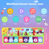 Teclado Musical Para Niños 80x30cm Alfombra De Música Multifuncional Con 8 Sonidos De Animales Juguete Educativo Para Bebés Y Niños De 3 a 6 Años - details 5