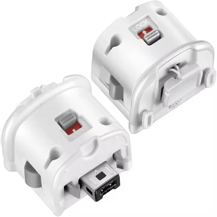 Motion Plus para Wii, paquete de 2 adaptadores Motion Plus compatibles con Wii, sensor de movimiento externo para control remoto - 1
