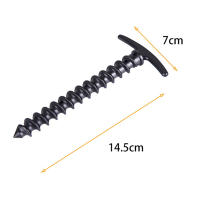 10Pcs Palos De Tenda De Plástico De Alta Resistencia 5.7 Pulgadas Gancho De Asta Para Acampar Y Exterior Tipo Espiral Palos De Sombra Para Tenda - details 17